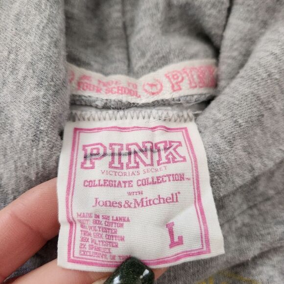 Victoria's Secret PINK Jones & Mitchell University of Michigan Hoodie Size Large - Picture 5 of 11